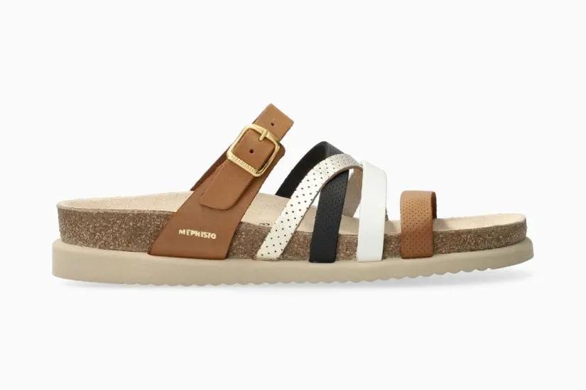 Mephisto Women's Huleda Sandals- Camel Black
