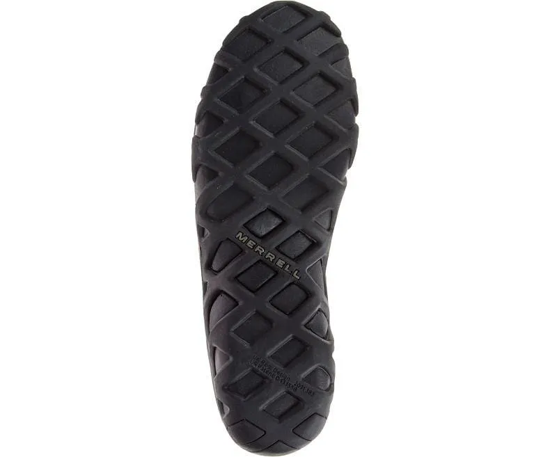 Merrell Men's Jungle Moc Slip Ons- Black Leather