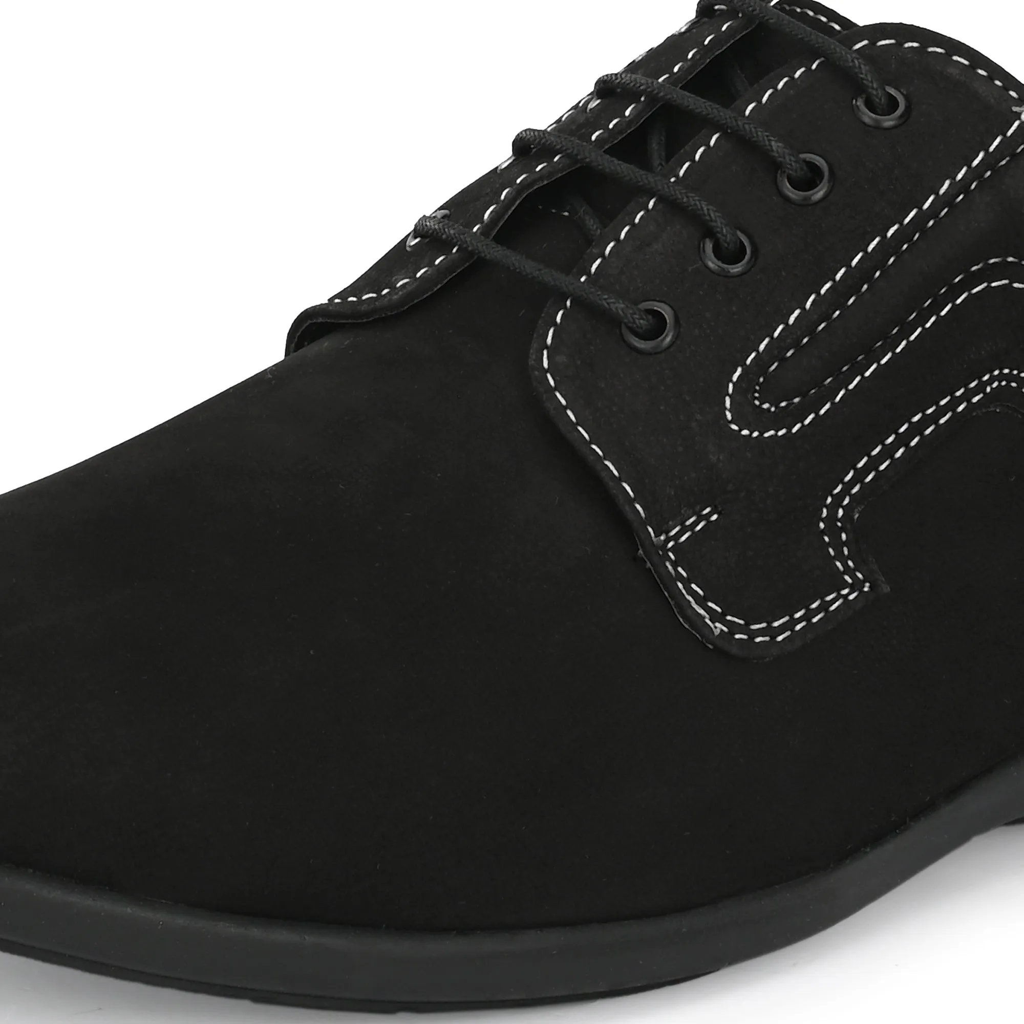 Plush Full Grain Leather Derby Lace Ups
